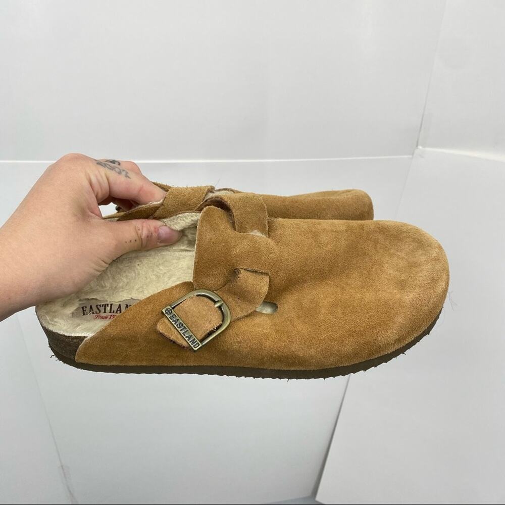 Eastland Tan Leather Slip-ons Size Eur. 43.5